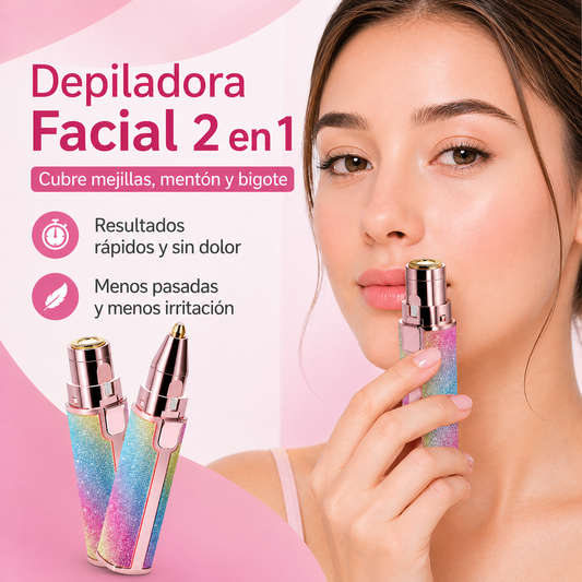 Depilador Electrico 2en1 Facial